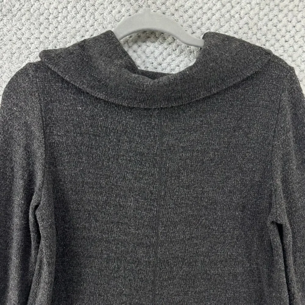 Maeve Anthropologie Sweater Women S Gray Cowl Neck Long Sleeves Relax Lagenlook